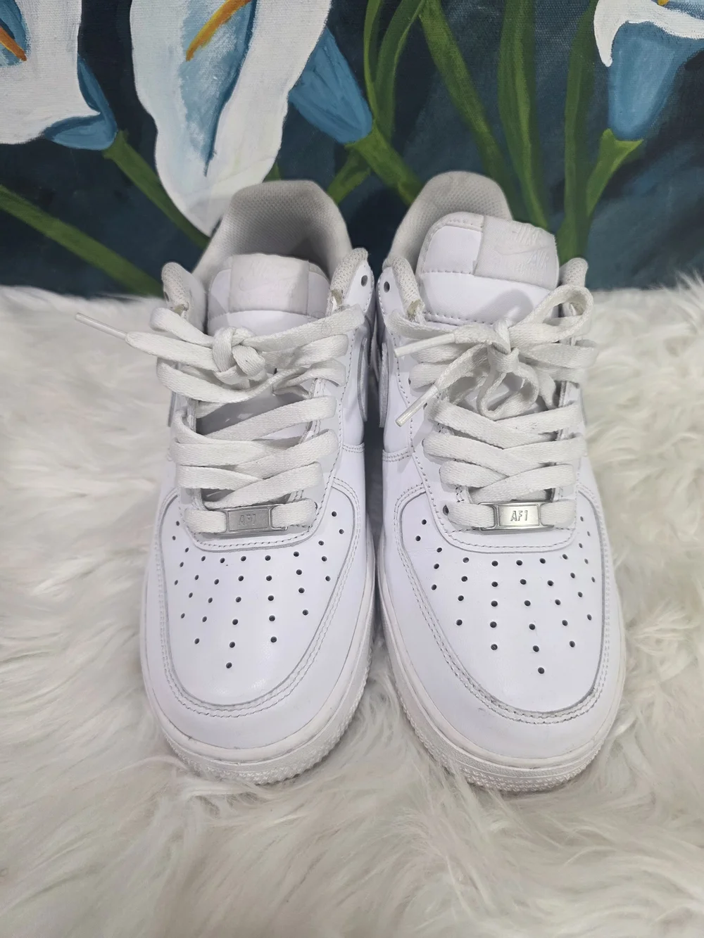 Nike Air Force 1 White Men's Breathable Leather Upper Casual Sneaker DH2926-111